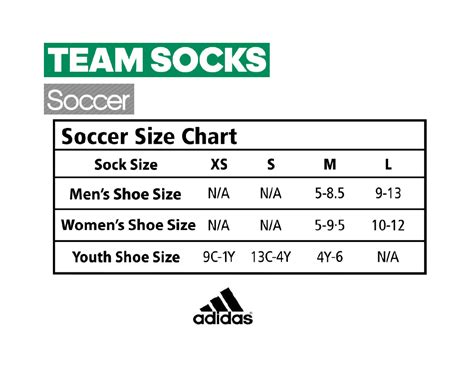 adidas socken größentabelle - Adidas football socks size guide.